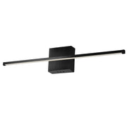 Dainolite 30W LED Wall Sconce, Matte Black with White Acrylic Diffuser