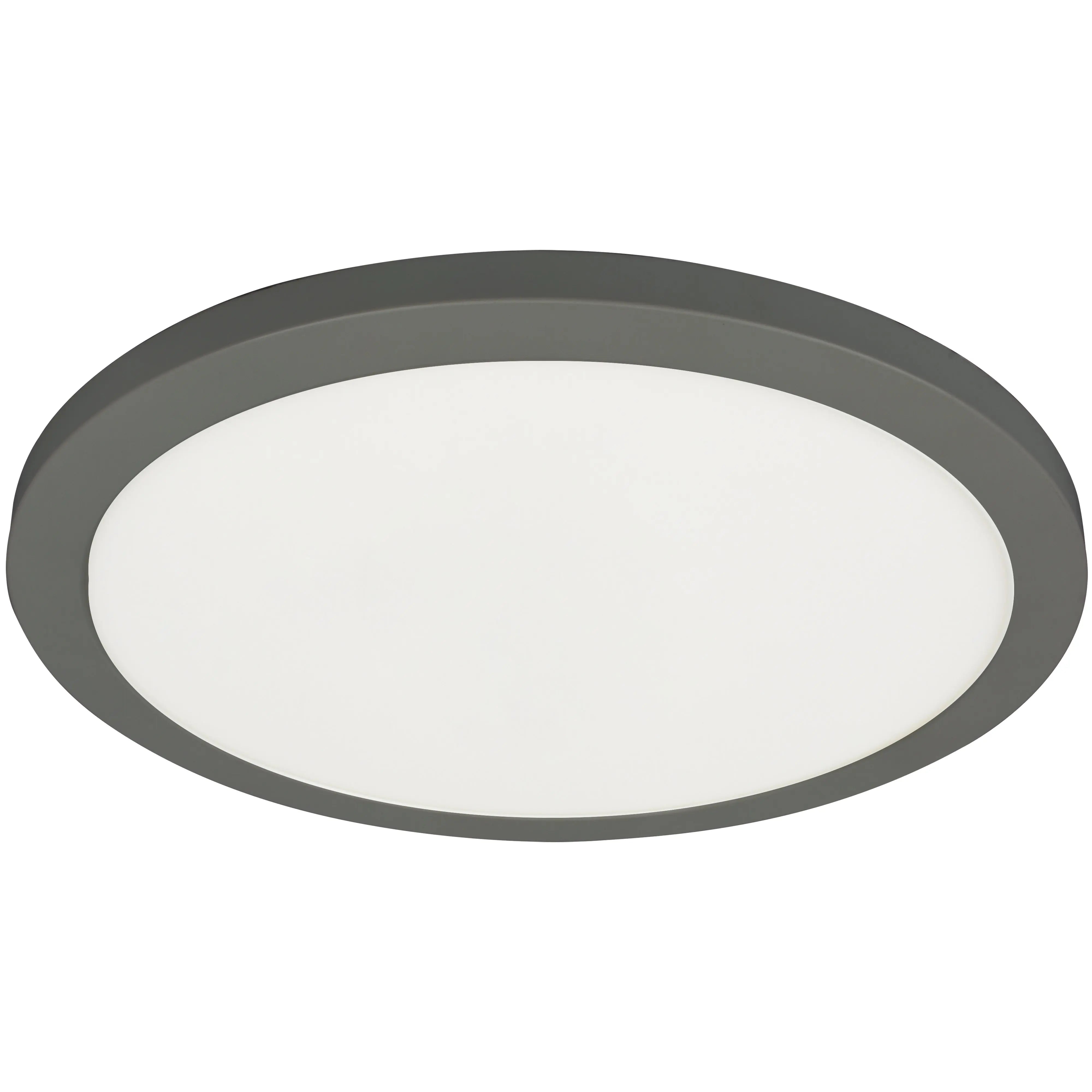 Dainolite 30W Matte Black Flush Mount 5CCT