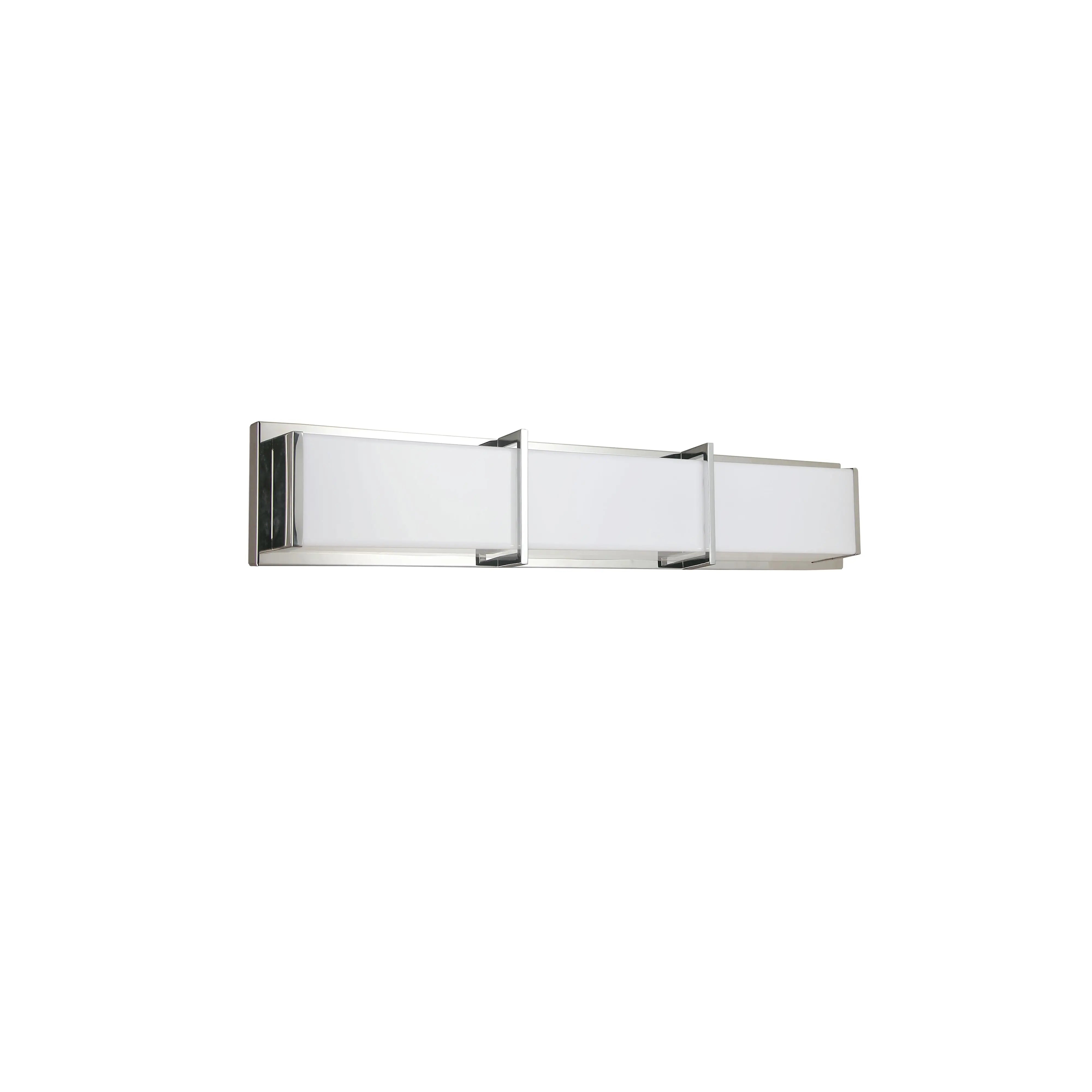 Dainolite 36W Polished Chrome Vanity Light w/ White Acrylic Diffuser