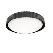 Dainolite 37W Flush Mount, Matte Black 3 Colour Change Temperature