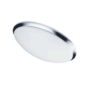 Dainolite 3CCT LED Ceiling Flush, Polished Chrome Trim, 15” dia
