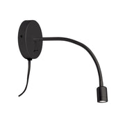 Dainolite 3W Matte Black Wall Lamp