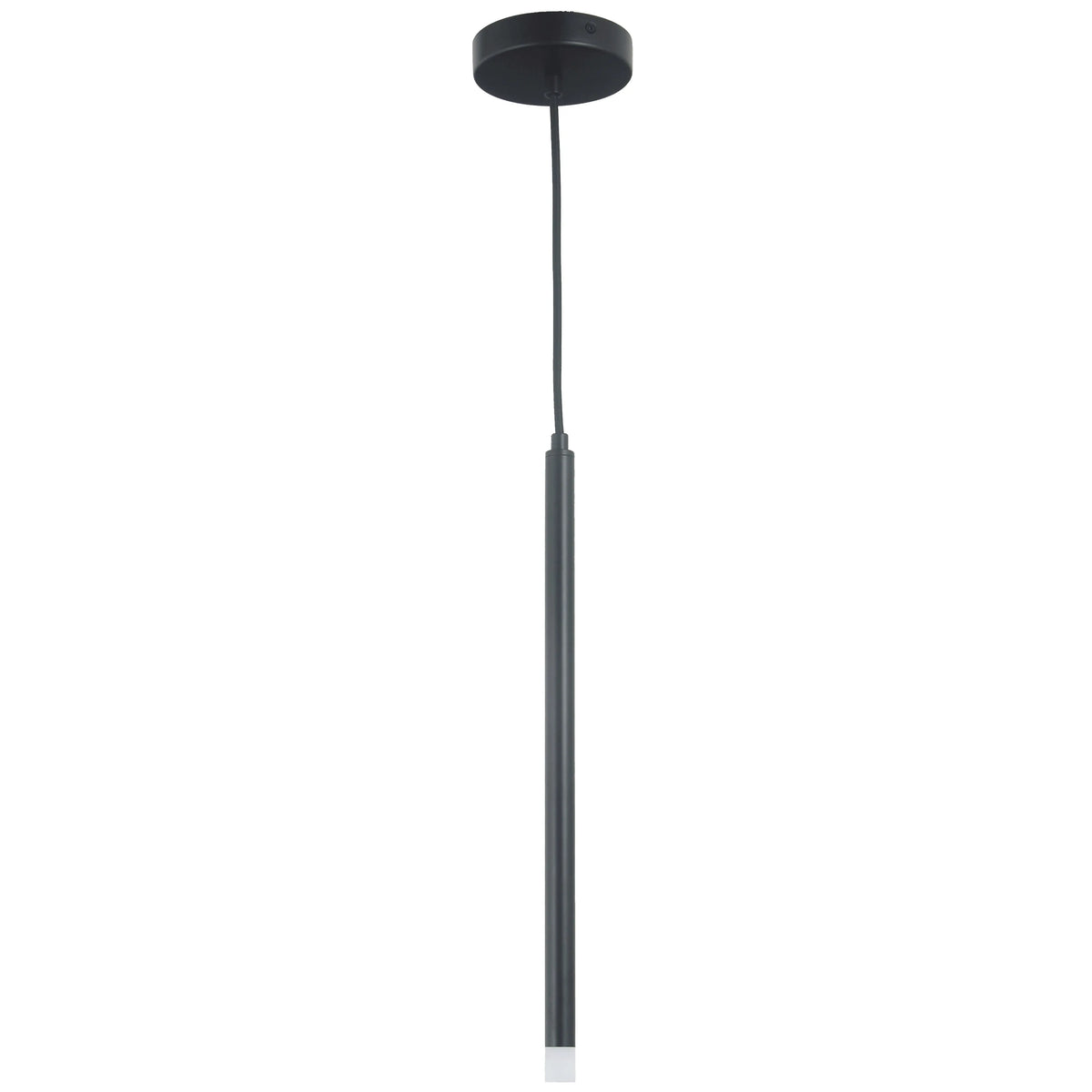 Dainolite 3W Pendant Matte Black with Frosted Acrylic Diffuser