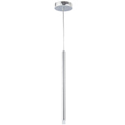 Dainolite 3W Pendant Polished Chrome with Frosted Acrylic Diffuser