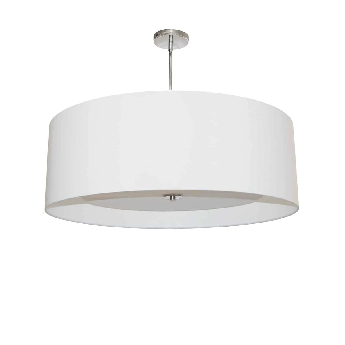 Dainolite 4 Light Helena Pendant Polished Chrome White with White Diffuser HEL-224P-PC-WH