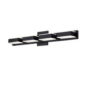 Dainolite 4 Light LED Wall Vanity, Matte Black Finish