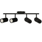 Dainolite 4 Light Track Light in Matte Black
