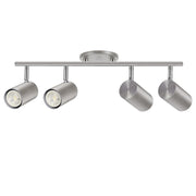 Dainolite 4 Light Track Light in Satin Chrome