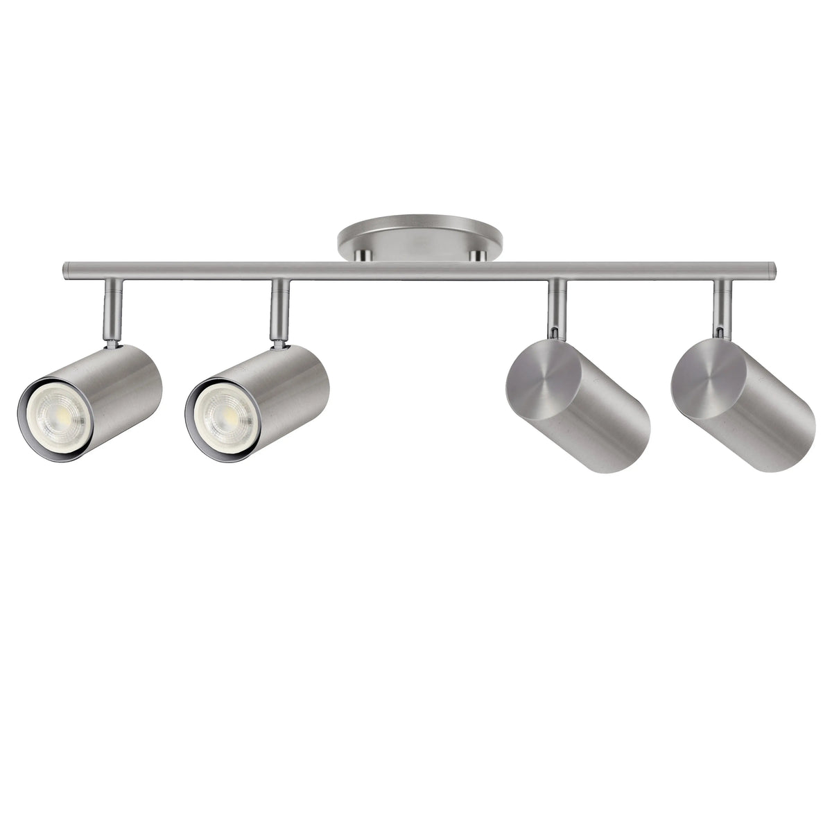 Dainolite 4 Light Track Light in Satin Chrome