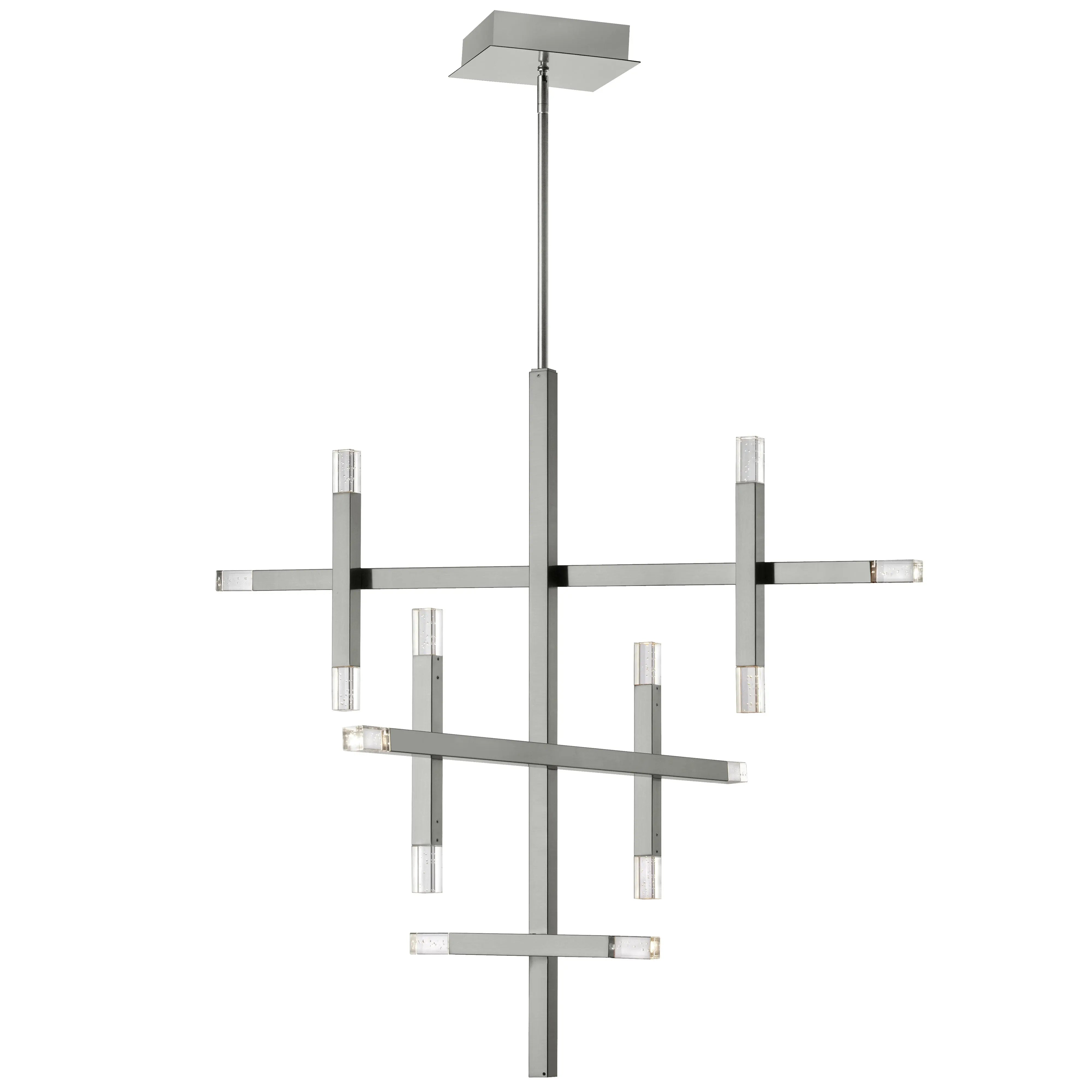 Dainolite 42W Polished Chrome Chandelier w/ Acrylic Diffuser