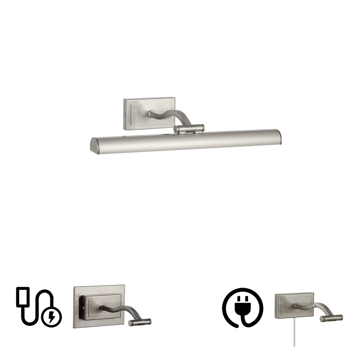 Dainolite 5 Colour Change Temp 20W Satin Chrome Picture Light