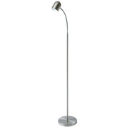 Dainolite 5 Watt LED Floor Lamp, Satin Chrome Finish