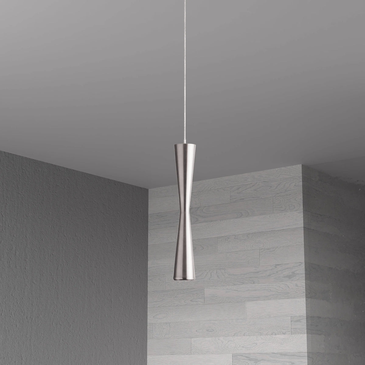 Dainolite 5 Watt LED Pendant, Satin Chrome Finish