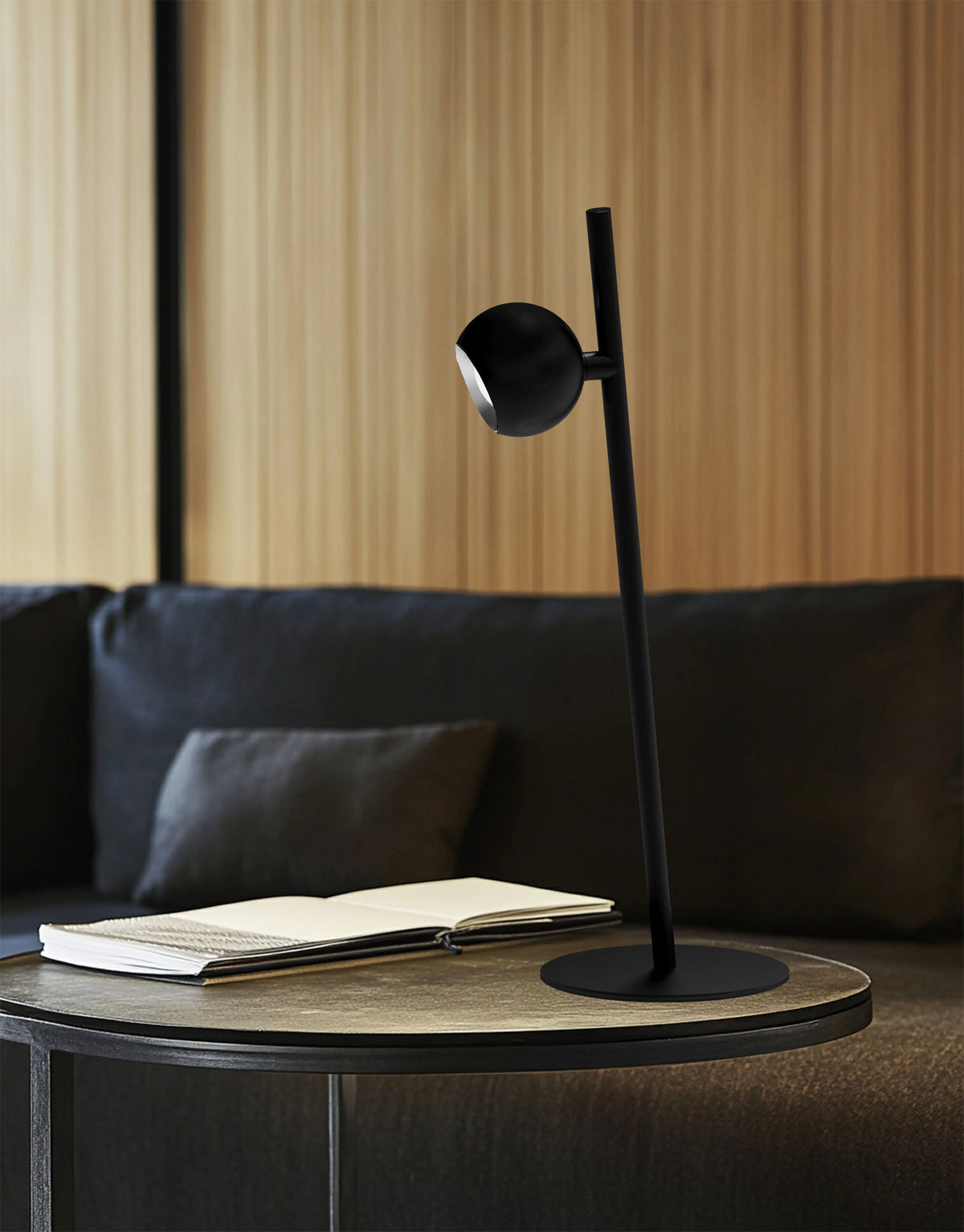 Dainolite 5.5W Sandy Black Table Lamp