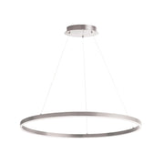 Dainolite 50W Colour Changing Temperature Chandelier, Silver with White Acrylic Diffuser