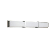 Dainolite 50W Polished Chrome Vanity Light w/ White Acrylic Diffuser