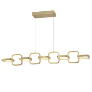 Dainolite 59W LED Patsy Pendant Aged Brass