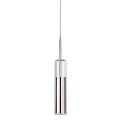 Dainolite 6W LED Pendant, Polished Chrome Finish with Clear Glass