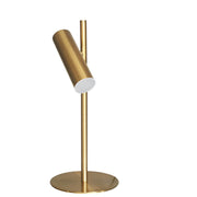 Dainolite 6W Table Lamp, Aged Brass with Frosted Acrylic Diffuser
