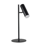 Dainolite 6W Table Lamp, Matte Black with Frosted Acrylic Diffuser