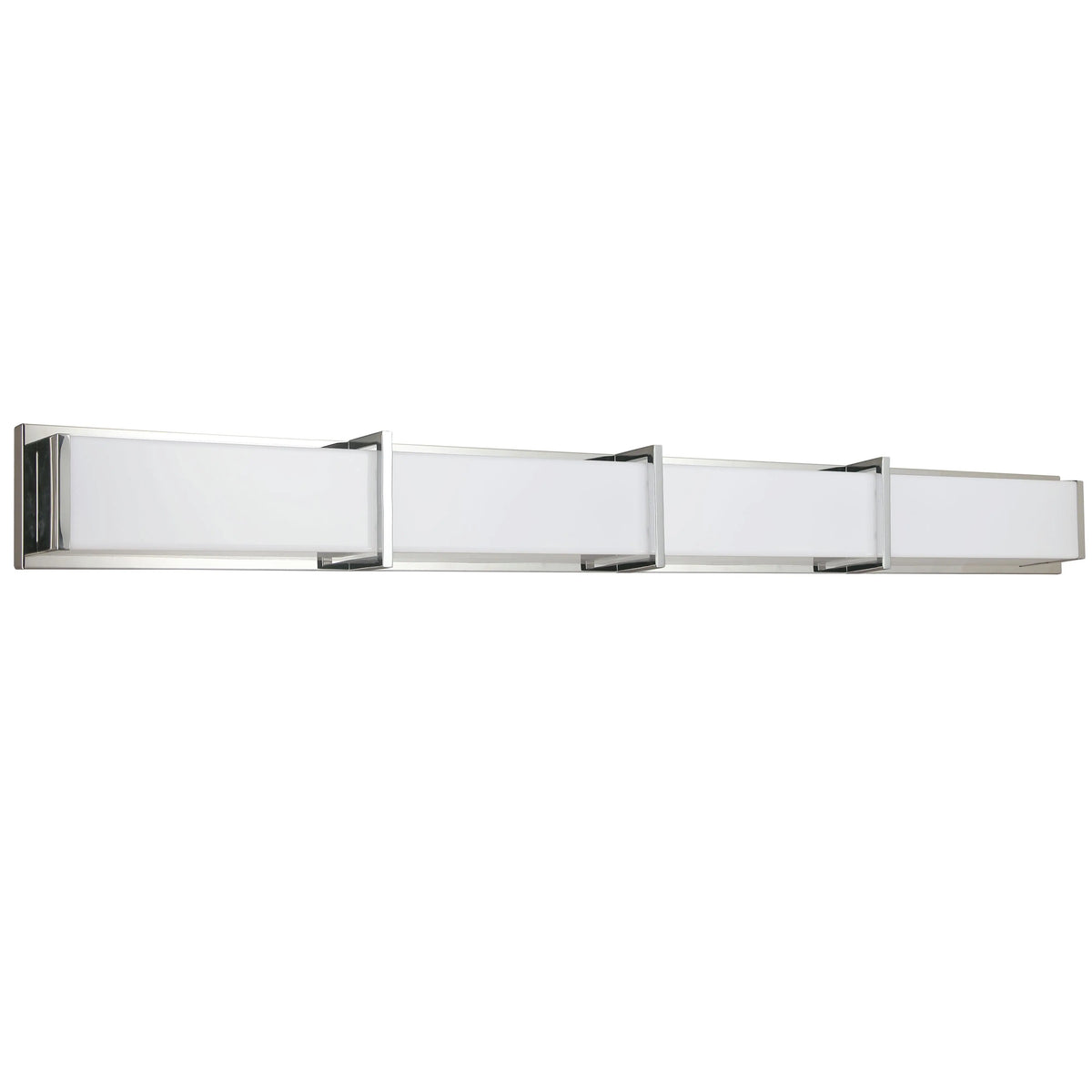 Dainolite 72W Polished Chrome Vanity Light w/ White Acrylic Diffuser