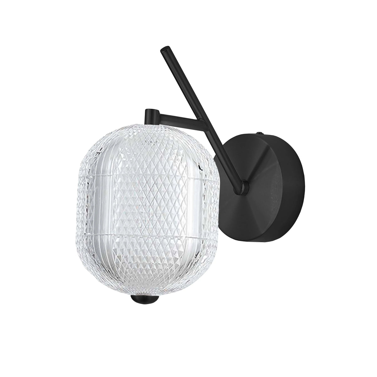 Dainolite 8.5W Wall Sconce in Matte Black