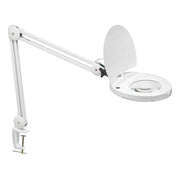 Dainolite 8W LED Magnifier Lamp, White Finish DMLED10-A-WH