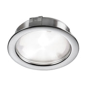 Dainolite Cree 4W 24VDC input 3000K, CRI80+, 40° beam Puck Light, Polished Chrome