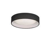 Dainolite LED Flush Mount, Satin Chrome Finish, Black Shade CFLD-1114-797