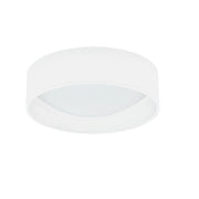 Dainolite LED Flush Mount, Satin Chrome Finish, Eggshell Shade CFLD-1114-198F