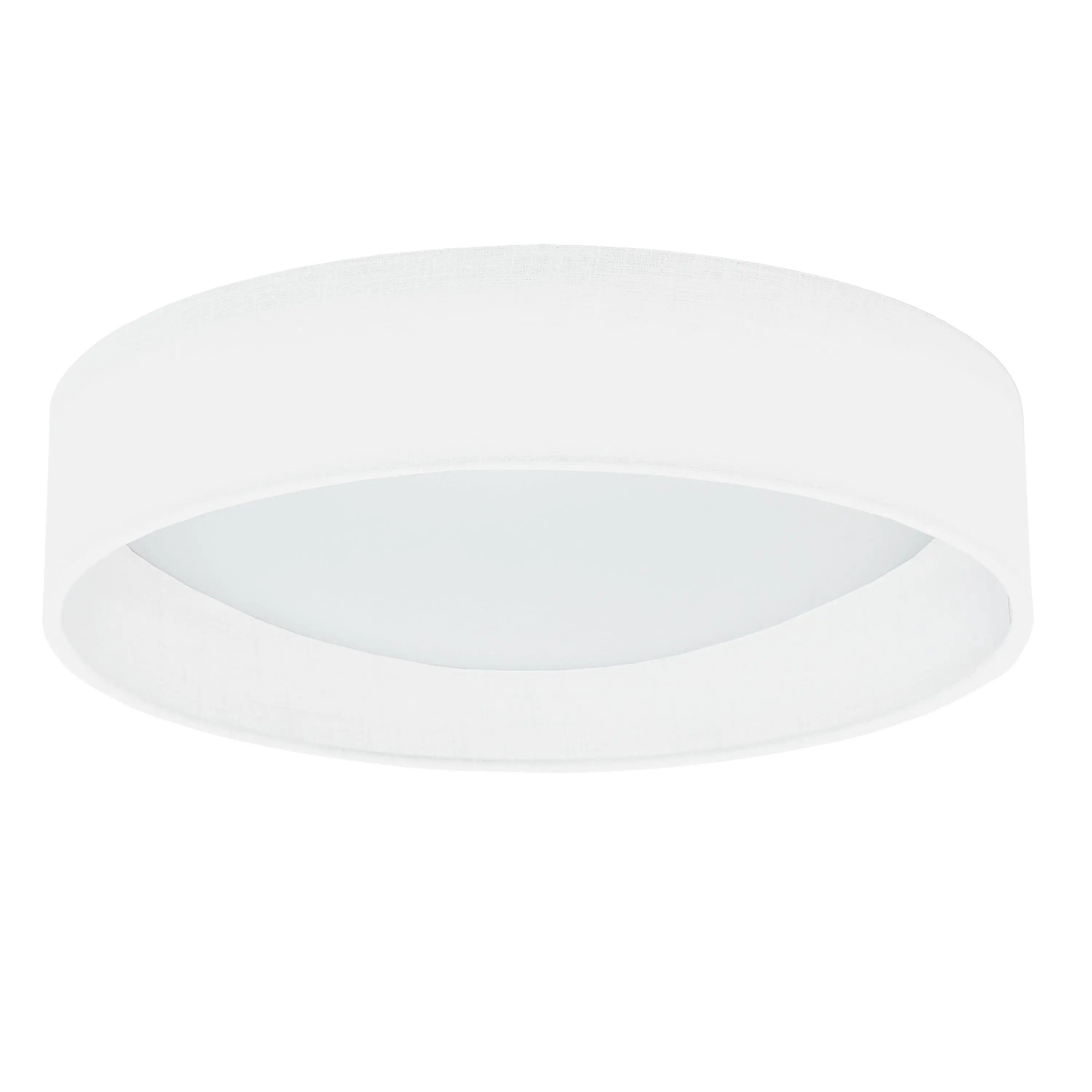 Dainolite LED Flush Mount, Satin Chrome Finish, Eggshell Shade CFLD-1522-198F