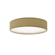 Dainolite LED Flush Mount, Satin Chrome Finish, Natural Shade CFLD-1114-NAT