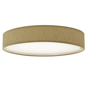 Dainolite LED Flush Mount, Satin Chrome Finish, Natural Shade CFLD-1522-NAT
