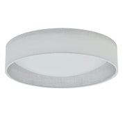 Dainolite LED Flush Mount, Satin Chrome Finish, White Shade CFLD-1522-2400