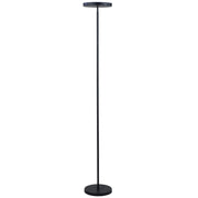 Dainolite LED Torchier, Sandy Black Finish
