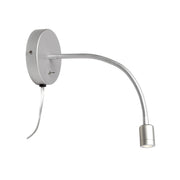 Dainolite LED Wall Lamp, Silver Finish