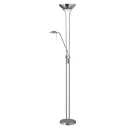Dainolite Mother/Son Floor Lamp, Satin Chrome