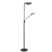 Dainolite Mother & Son LED Floor Lamp, Black Finish