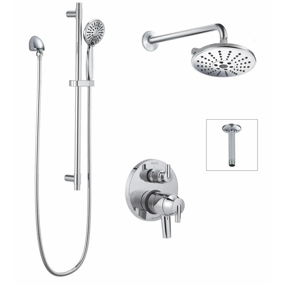 Delta 17 Series Integrated Diverter Shower Kit SKD6 - Chrome