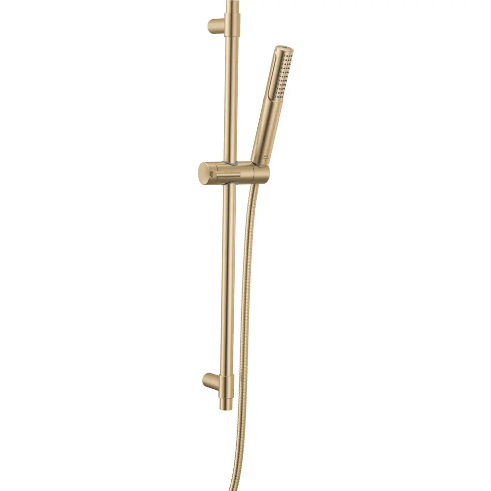 Delta 2-Setting Hand Shower with ProClean Spray - Slide Bar Mount - Lumicoat Champagne Bronze