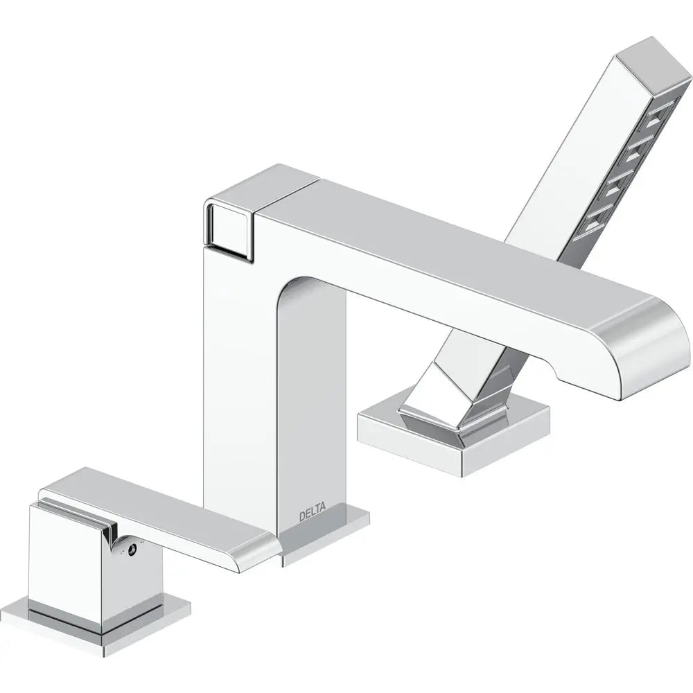 Delta 3 Hole Ara Roman Tub With Handshower T3767 - Plumbing Market