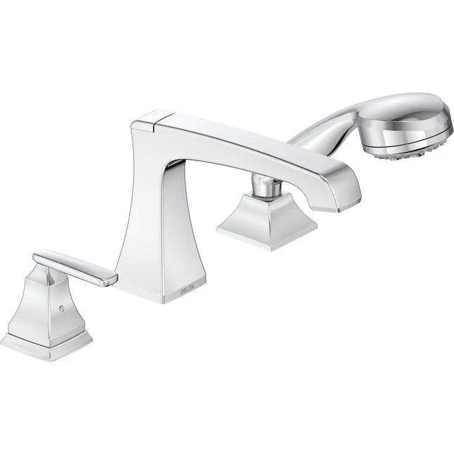 Delta 3 Hole Ashlyn Roman Tub With Handshower T3764 - Plumbing Market