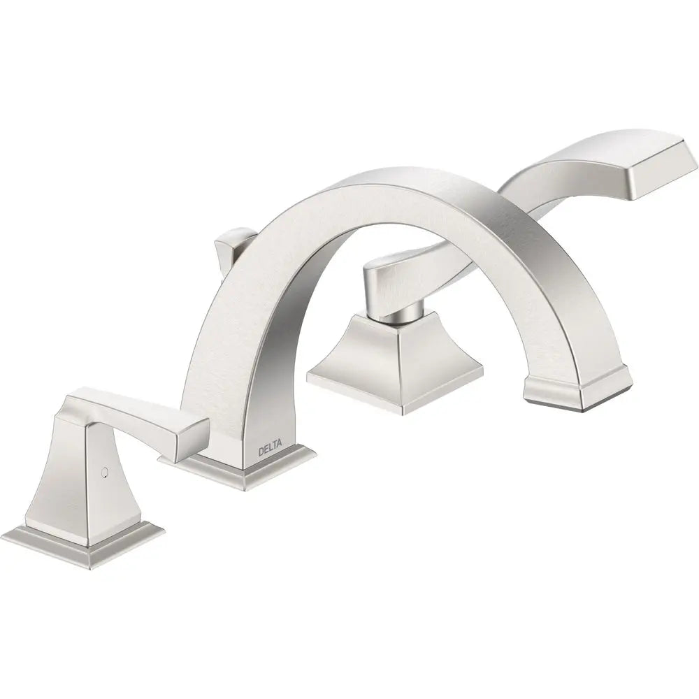 Delta 3 Hole Dryden Ss Roman Tub With Handshower T3751-SS - Plumbing Market