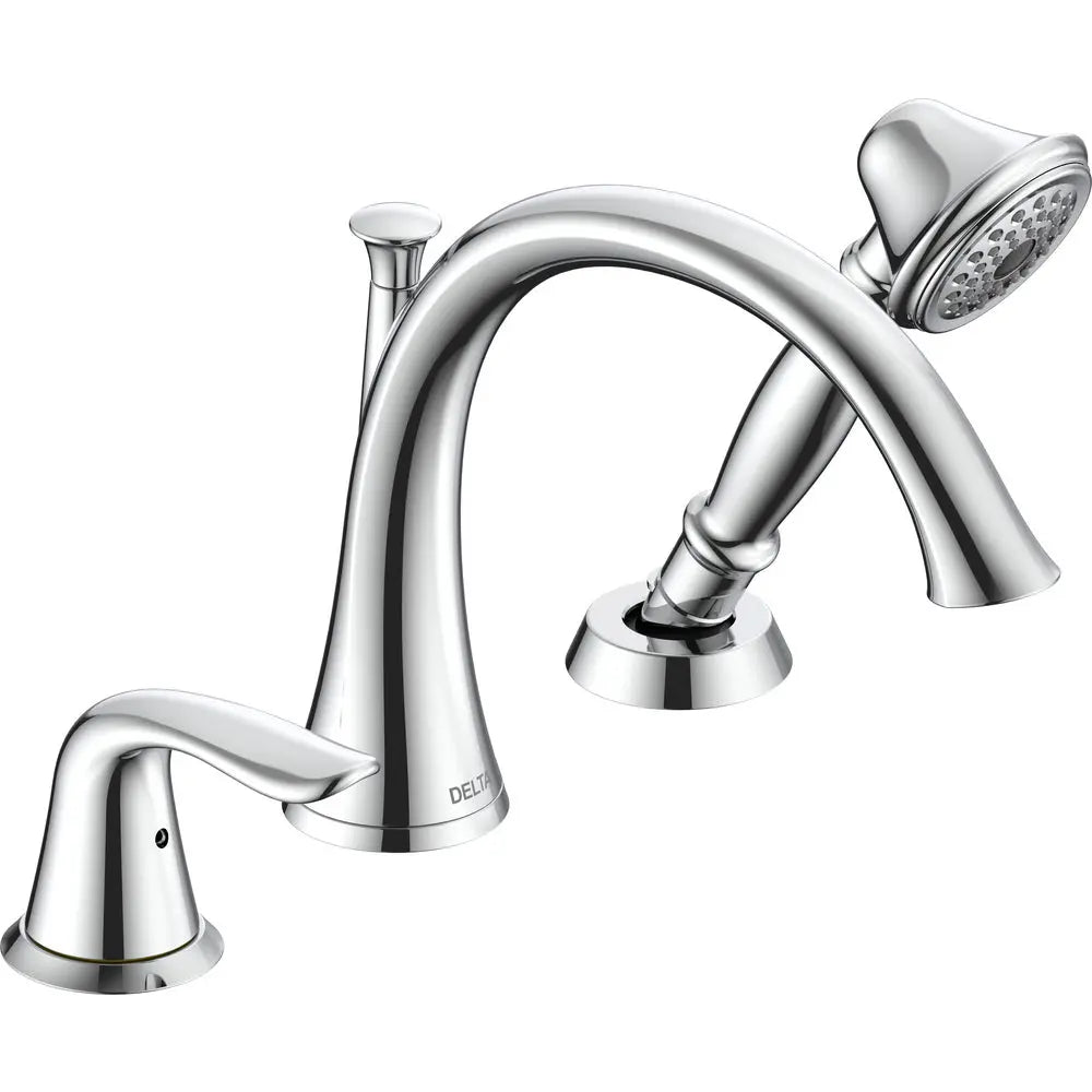 Delta 3 Hole Lahara Roman Tub With Handshower T3738 - Plumbing Market