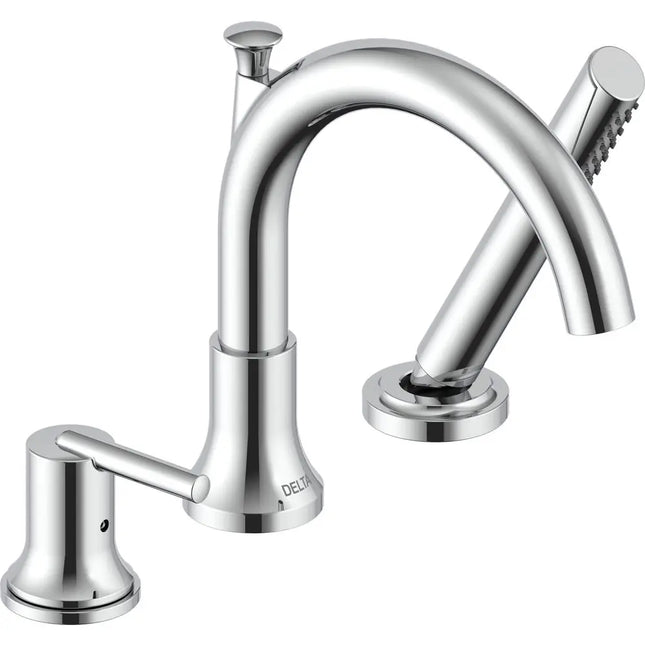 Delta 3 Hole Trinsic Roman Tub With Handshower T3759 - Plumbing Market