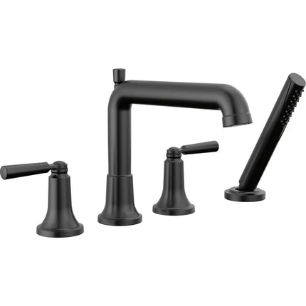 Delta 4-Hole Roman Tub Trim With Hand Shower T4736-BL - Plumbing Market