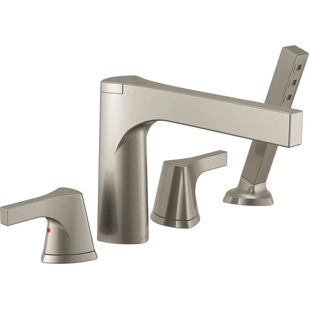 Delta 4-Hole Roman Tub With Handshower Trim T4774-SS - Plumbing Market