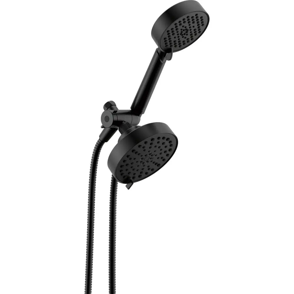 Delta 5-Setting Two-in-One Combination Shower with Additional Mount 75756 - Matte Black