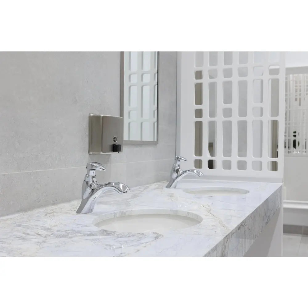 Delta 87T Single Hole Metering Slow-Close Bathroom Faucet - Plumbing Market