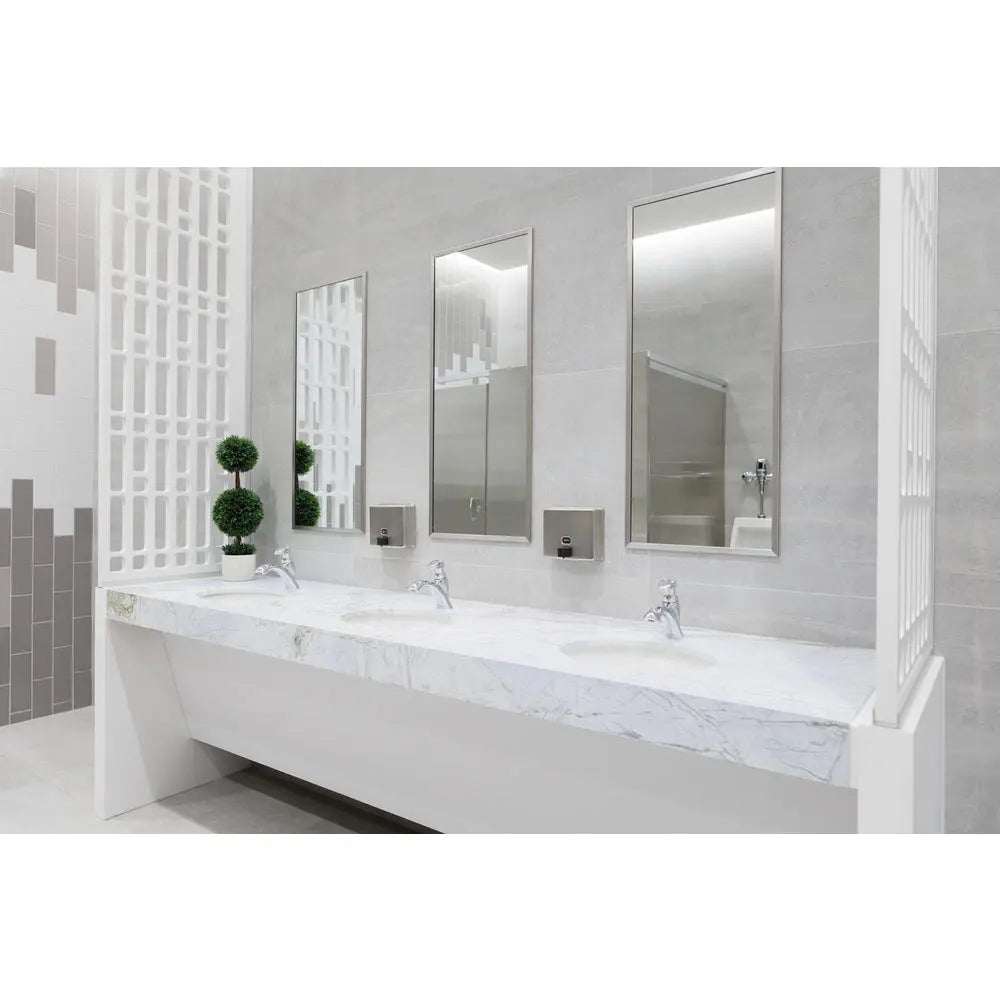 Delta 87T Single Hole Metering Slow-Close Bathroom Faucet - Plumbing Market